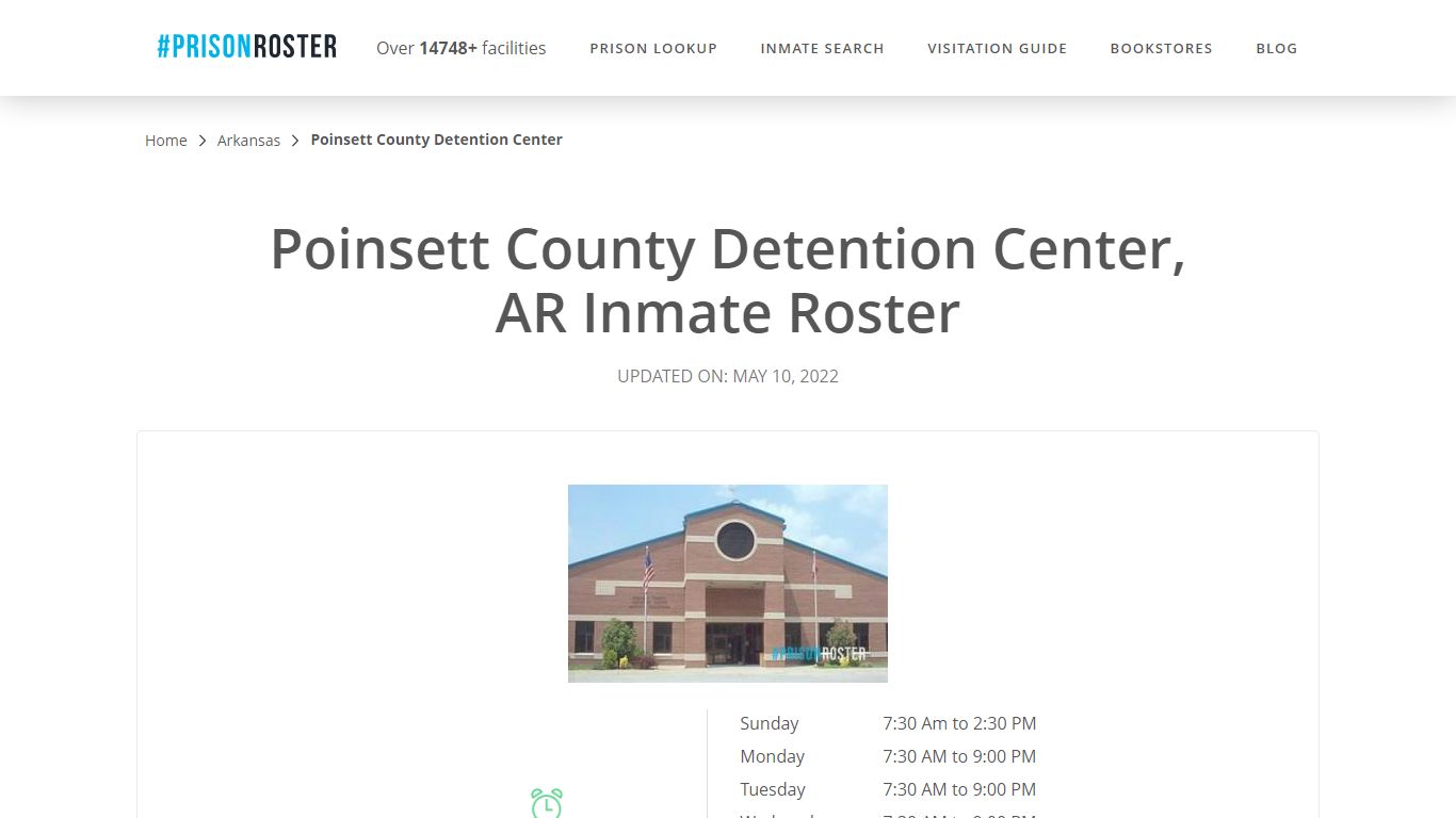 Poinsett County Detention Center, AR Inmate Roster